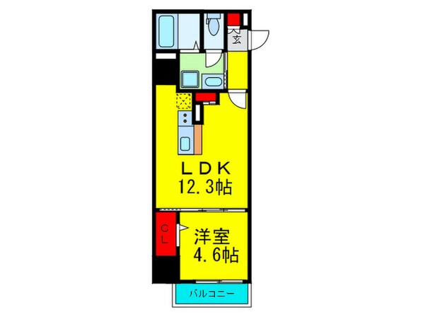 INOYA BLDG RESIDENCEの物件間取画像